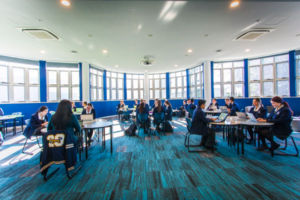Contemporary learning space at Clancy Catholic College West Hoxton