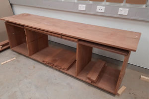 Student completing major project at Clancy Catholic College West Hoxton